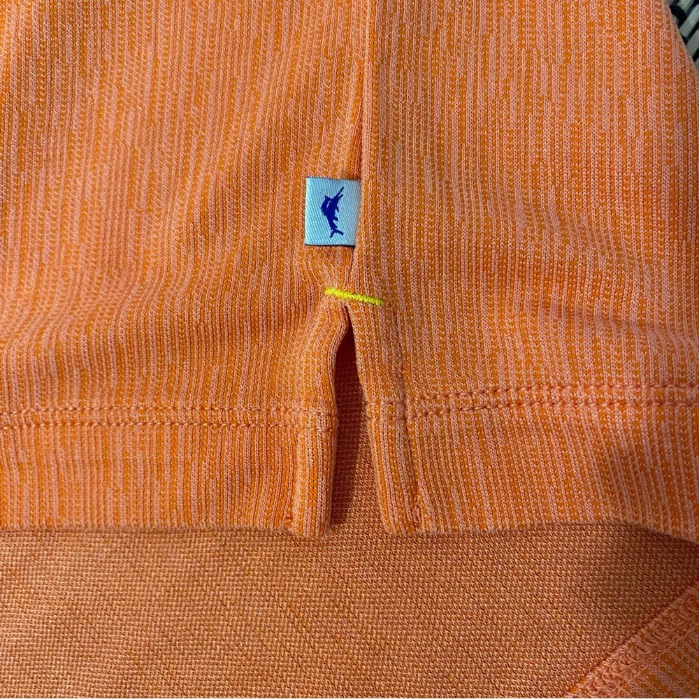 Tommy‎ Bahama Men's Polo Shirt Size Large Modal-blend Orange Casual Bright Color